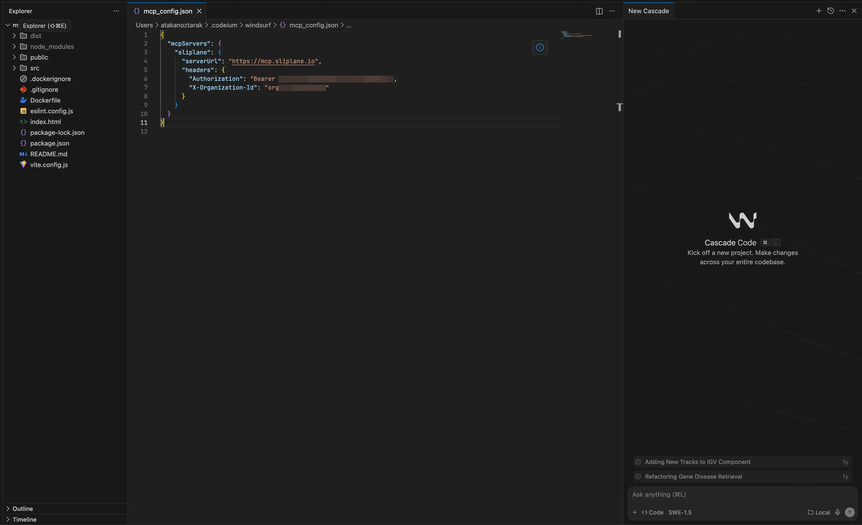 Windsurf MCP Configuration